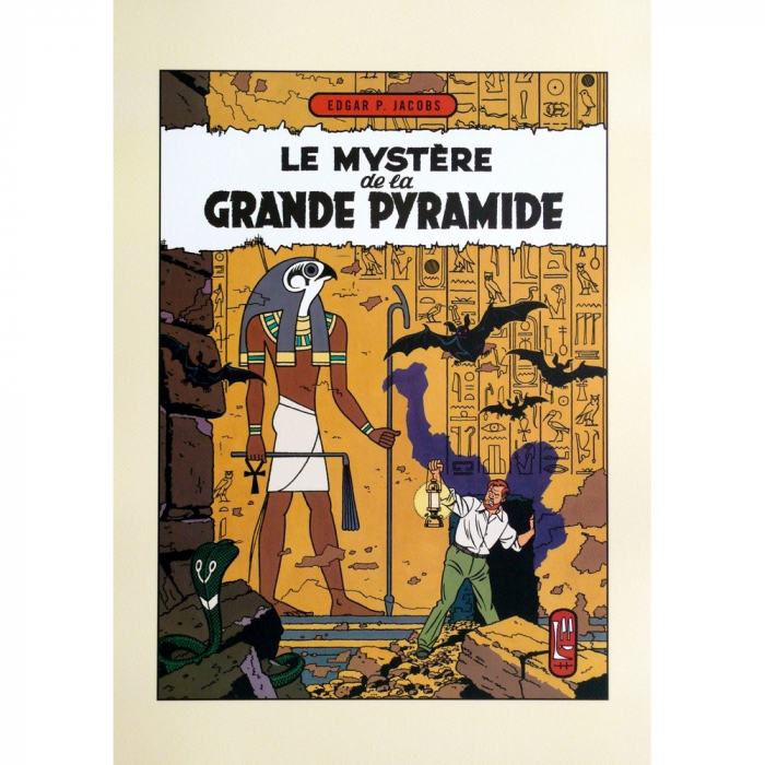 Poster offset Blake and Mortimer, Le Mystère de la Grande Pyramide (50x70cm)