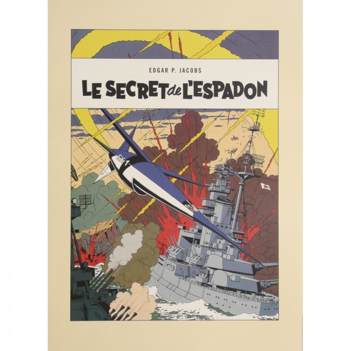 Póster cartel offset Blake y Mortimer, Le Secret de l'Espadon (50x70cm)