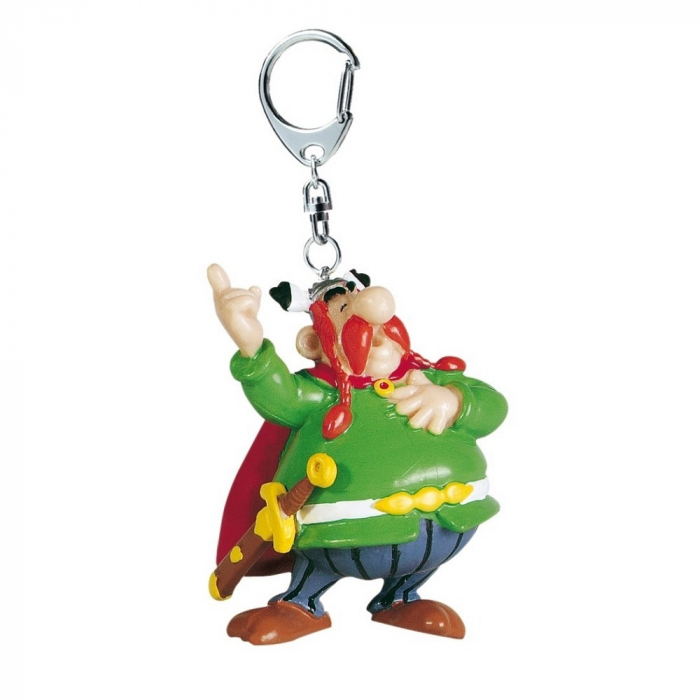 Porte-clés figurine Plastoy Astérix Abraracourcix 60409 (2015)