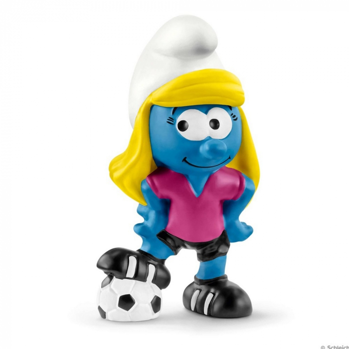 The Smurfs Schleich® Figure - Football Smurfette (20805)