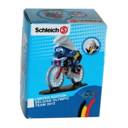 Schleich® Figure The Smurf cyclist Belgian Olympic Team 2012 (40270)