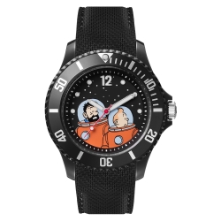 Reloj de silicona negro Moulinsart Ice-Watch Tintín y Haddock Astronauta (2018)