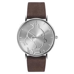 Leather Watch Moulinsart Ice-Watch Tintin in action Classic S 82440 (2018)