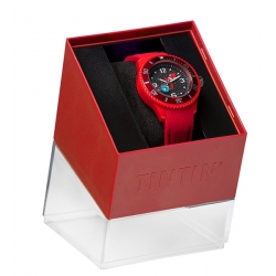 Montre silicone rouge Moulinsart Ice-Watch Tintin Sport Lune S 82436 (2018)