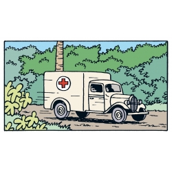 Coche de colección Tintín La ambulancia de asilo Nº56 29519 (2013)