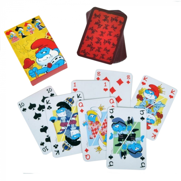 Jeux de 54 cartes à jouer Puppy Les Schtroumpfs (755212)