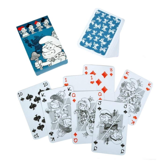 Juego de 54 cartas de baraja Puppy Los Pitufos (755211)