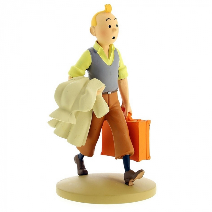 Figurine de collection Tintin en route Moulinsart 42217 (2018)