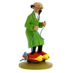 Collection figure Tintin Calculus on roller skates Moulinsart 42197 (2016)