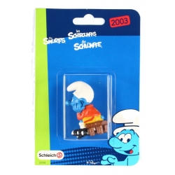 Figura Schleich® Los Pitufos - El Pitufo sentado en el banquillo 2003 (21018)