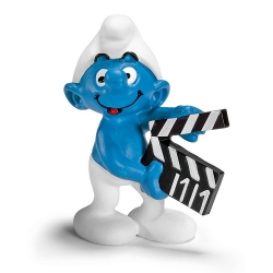 Figurine Schleich® Les Schtroumpfs Le Schtroumpf Clap de cinéma (20710)