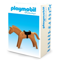 Figurine de collection Plastoy Playmobil le cheval marron 00261 (2017)