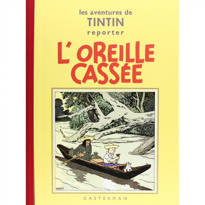 Album de Tintin: L'oreille cassée Edition fac-similé Noir & Blanc (Nº6)