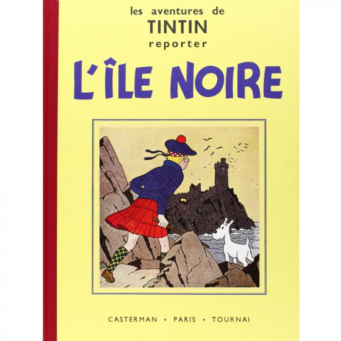 Album de Tintin: L'île noire Edition fac-similé Noir & Blanc (Nº7)