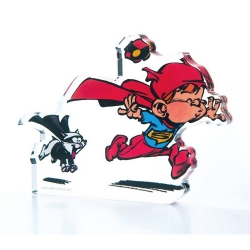 Collectible Acrylic Figurine Art To Print Young Spirou Superhero (10cm)