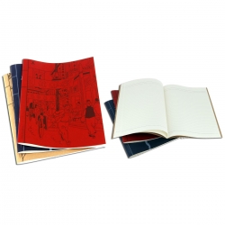 Carnet de notes Tintin Le Lotus bleu Shanghai 18x25cm (54367)