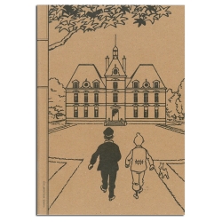 Carnet de notes Tintin Le château de Moulinsart 18x25cm (54369)