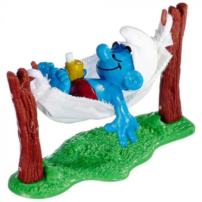 The Smurfs Schleich® Figure - The Smurf in his hammock (40226)