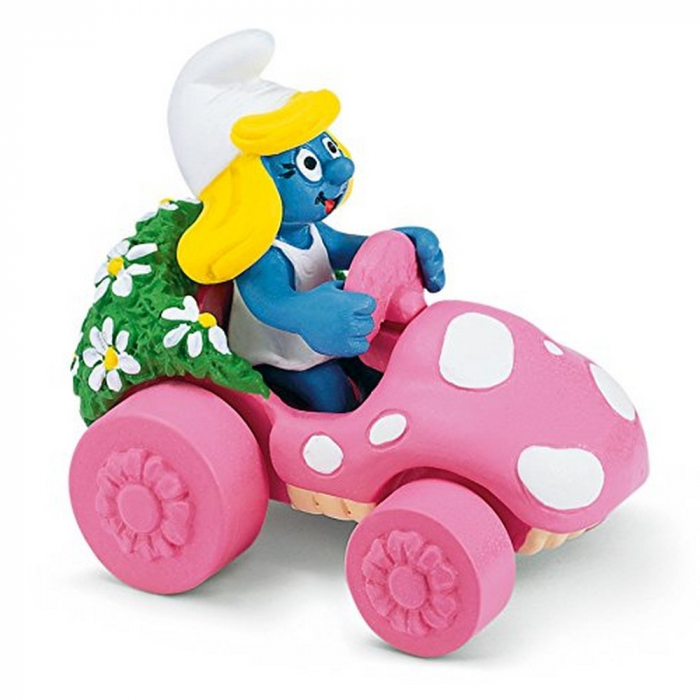 The Smurfs Schleich® Figure - The Smurfette in the car (40265)