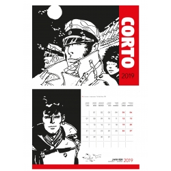 2019 Desktop Calendar Corto Maltese 15x21cm (24404)