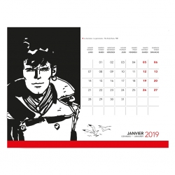 2019 Desktop Calendar Corto Maltese 15x21cm (24404)