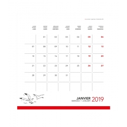 Calendario de pared 2019 Corto Maltés 30x30cm (24402)
