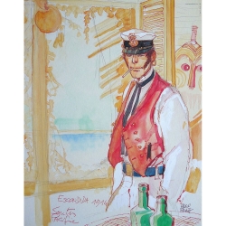 Poster offset Corto Maltese, South Pacific (24x30cm)