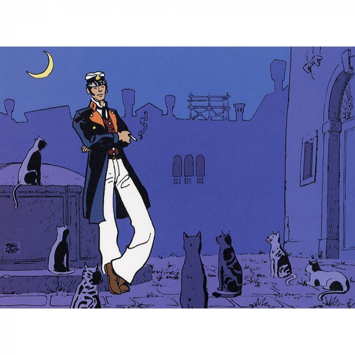 Poster offset Corto Maltese, The World Is a Theater (24x18cm)
