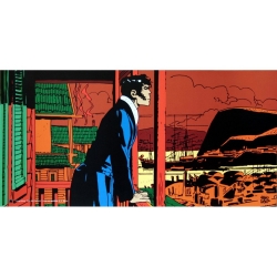 Poster offset Corto Maltese, Mysteries in Hong Kong (100x50cm)