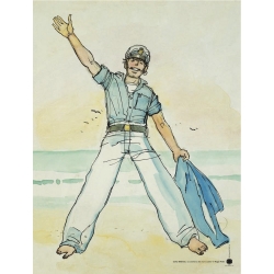 Póster cartel offset Corto Maltés, Una ballata del mare... (18x24cm)