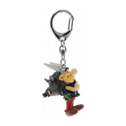 Llavero figura Plastoy Astérix llevando un jabalí 60428 (2015)