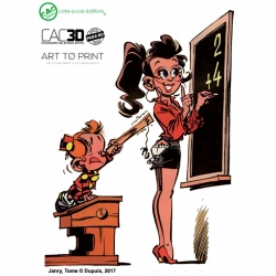 Collectible Figurine Art To Print Young Spirou + CAC3D Special Resin (2018)