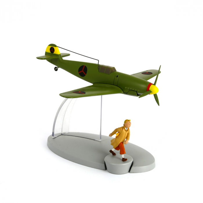 Figurine de collection Tintin L'avion Le chasseur bordure BF-109 29536 (2014)