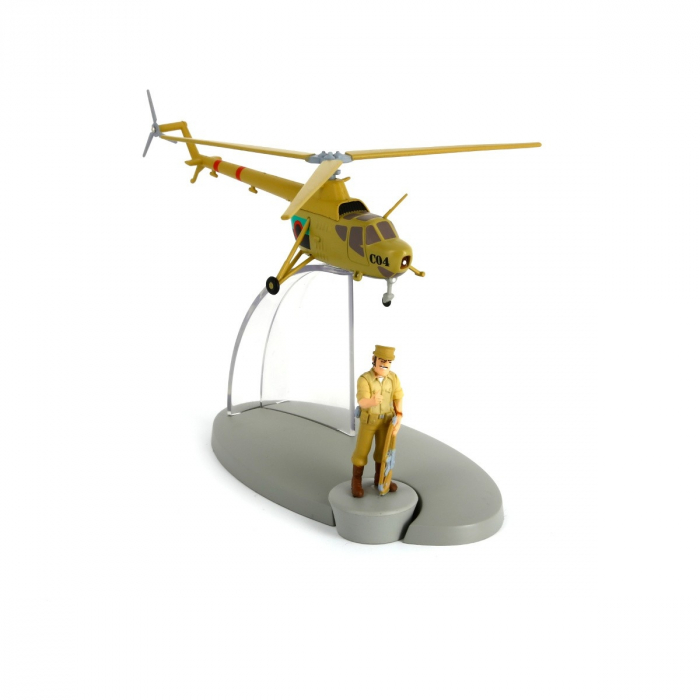 Figurine de collection Tintin L'hélicoptère de l'armée 29542 (2014)