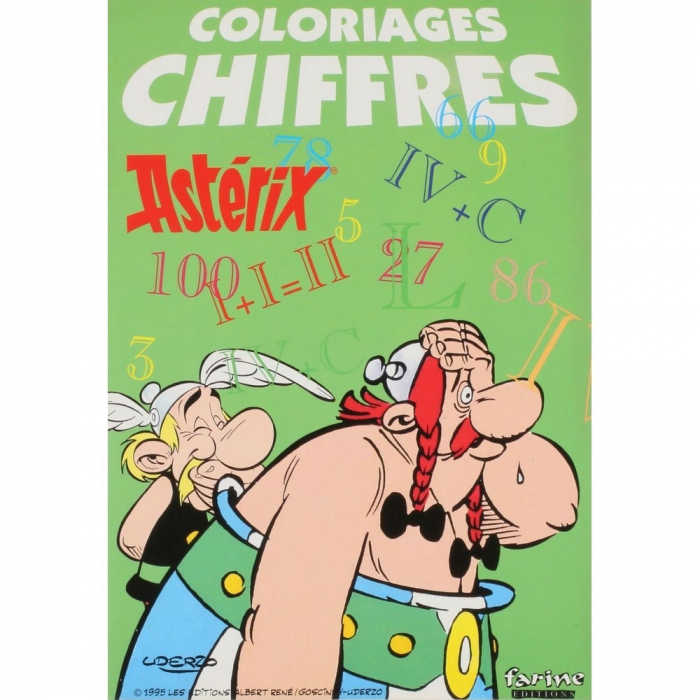 Livre de coloriage Astérix et Obélix Les Chiffres (17x24,5cm)