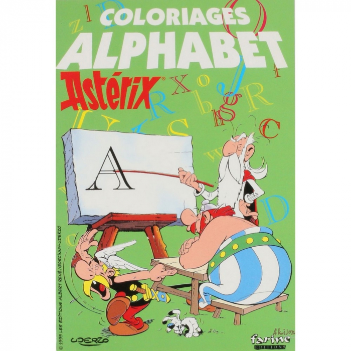 Livre de coloriage Astérix et Obélix L'Alphabet (13x19cm)