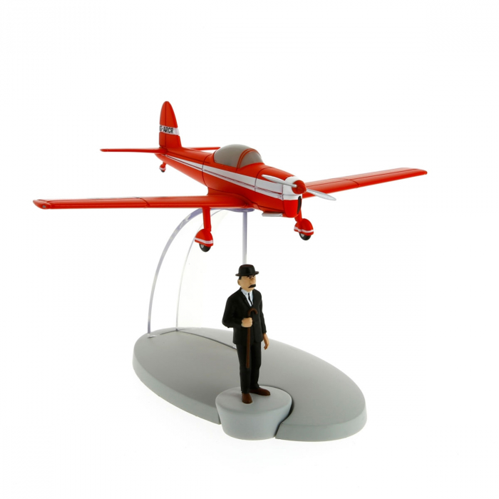 Figurine de collection Tintin L'avion rouge L'île noire 29528 (2014)