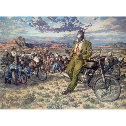 Póster cartel offset Blacksad Juanjo Guarnido, Amarillo's Road (80x60cm)