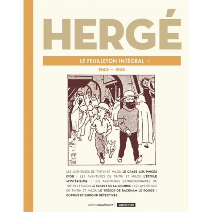 Tintín Le Feuilleton intégral Hergé Número 9 1940-1943