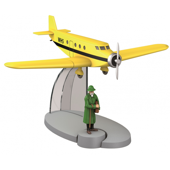 Figurine de collection Tintin L'avion de Basil Bazaroff 29534 (2014)