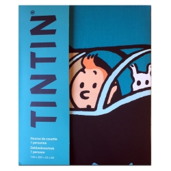 Duvet Cover and Pillowcase Tintin The Submarine Shark 100% Cotton (140x200cm)