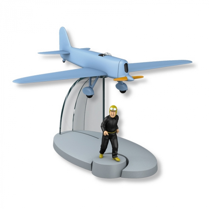 2016 Tintin Figure collection The Müller Blue plane The Black Island Nº23 29543 