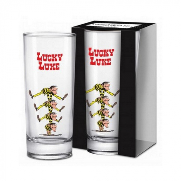 Long Drink Glass Lucky Luke (Dalton Brothers)