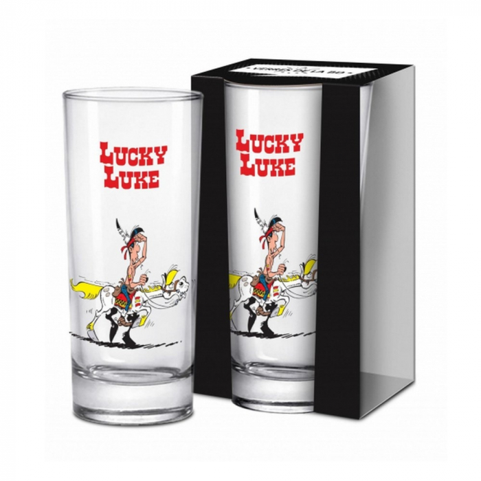 Long Drink Glass Lucky Luke (Lucky Luke & Jolly Jumper V2)