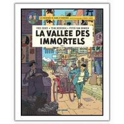 Poster affiche offset Blake et Mortimer, La vallée des immortels (28x35,5cm)