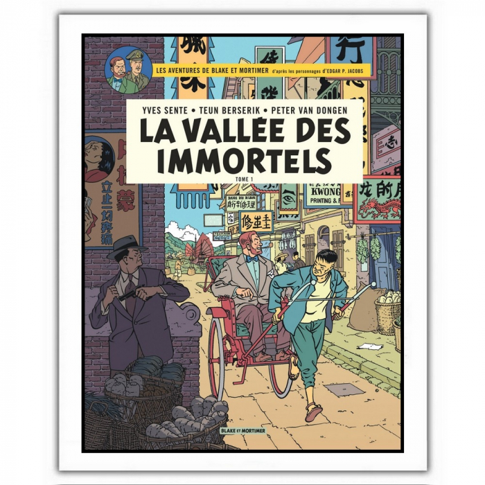 Póster cartel offset Blake y Mortimer, La vallée des immortels (28x35,5cm)