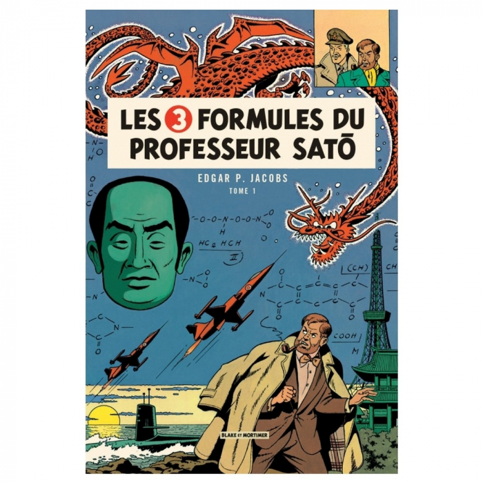 Postcard Blake and Mortimer: Les Trois Formules du professeur Satō T1 (10x15cm)