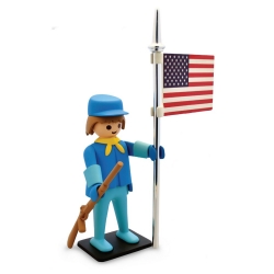 Figurine de collection Plastoy Playmobil le cavalier américain 00212 (2018)