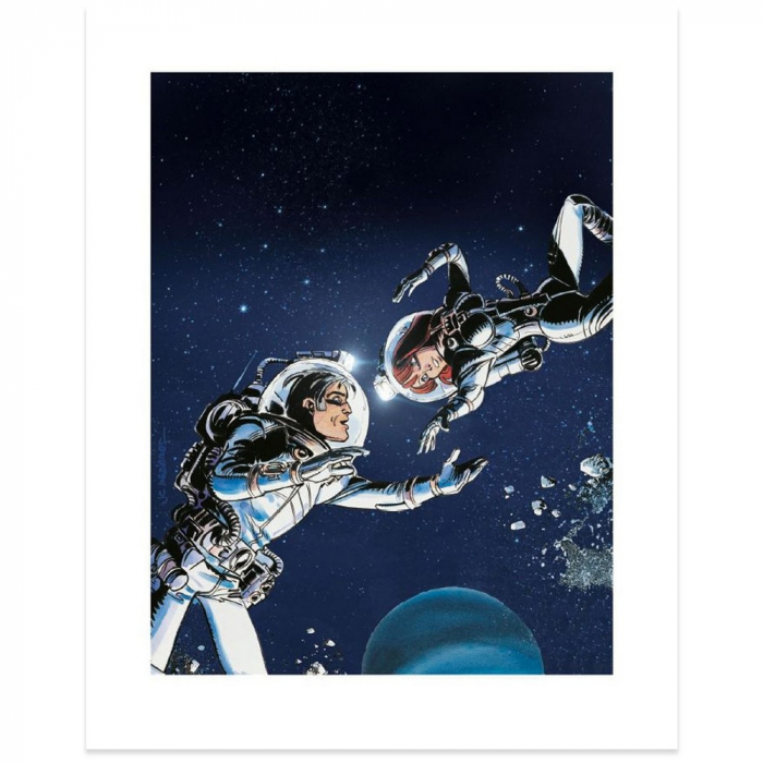 Poster affiche offset Valérian Mézières, Dansons sous les Étoiles (40x50cm)