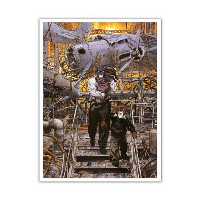 Póster cartel offset Blacksad Juanjo Guarnido, Arctic Nation (24x18cm)